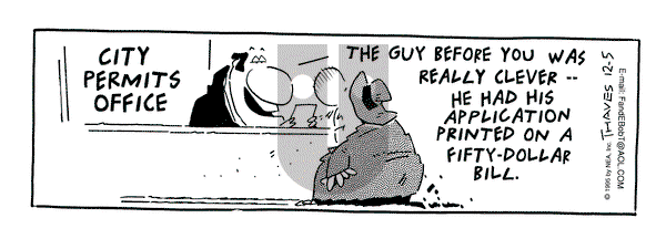 Frank and Ernest on Tuesday December 5, 1995 Comic Strip