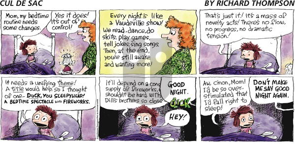 Cul de Sac on Sunday May 27, 2012 Comic Strip