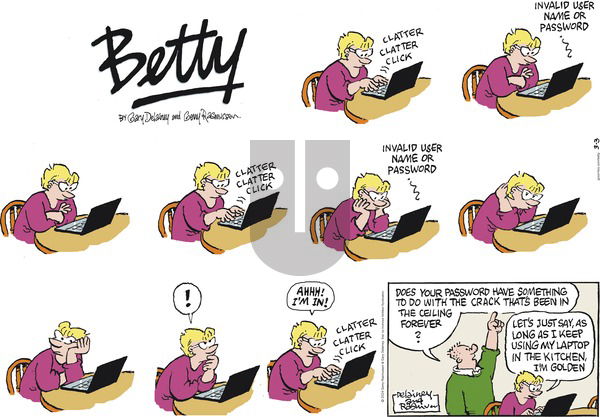 Betty - Sunday March 3, 2024 Comic Strip