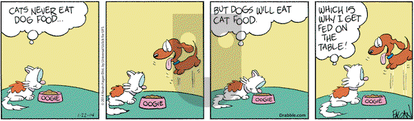 Drabble - Wednesday January 22, 2014 Comic Strip