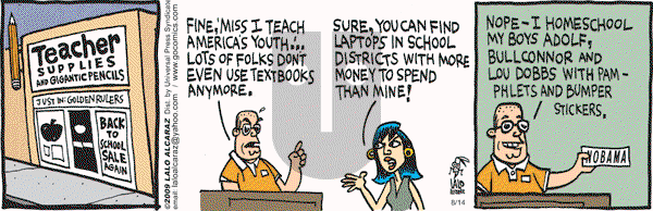 La Cucaracha on Friday August 14, 2009 Comic Strip