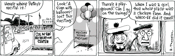 Cul de Sac on Friday June 13, 2008 Comic Strip