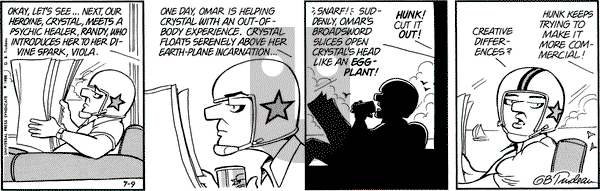 Doonesbury on Saturday July 9, 1988 Comic Strip