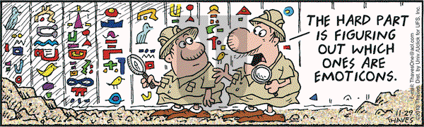 Frank and Ernest on Friday November 29, 2013 Comic Strip