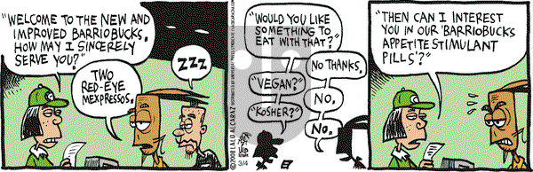 La Cucaracha on Wednesday March 4, 2015 Comic Strip