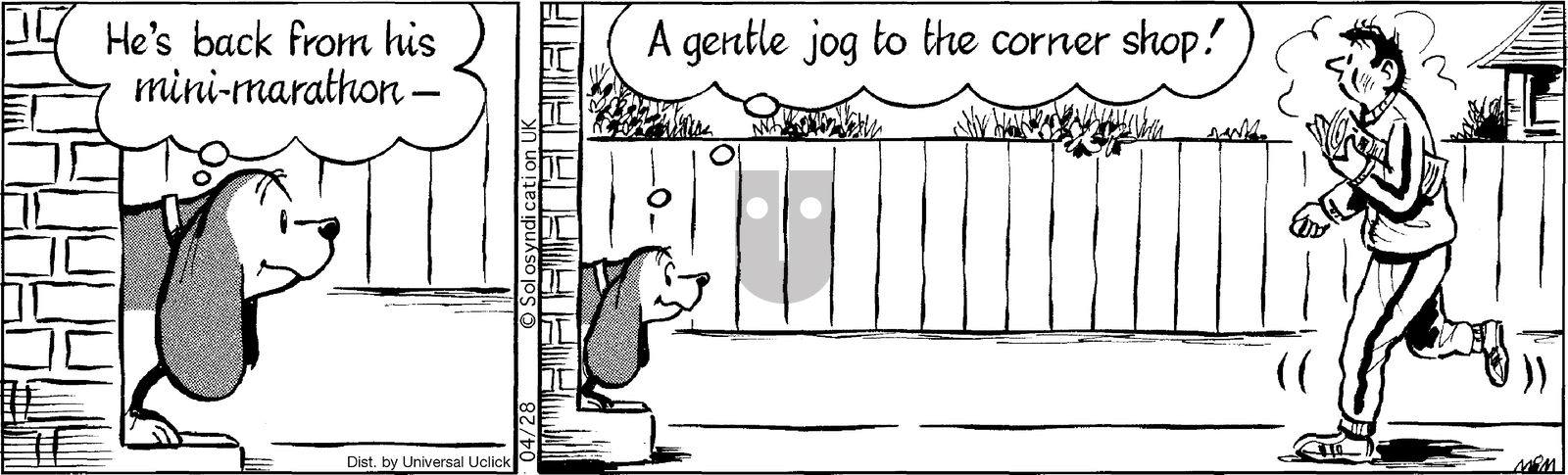 Fred Basset on Monday April 28, 2014 Comic Strip