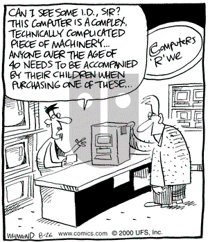 Reality Check on Saturday July 28, 2001 Comic Strip