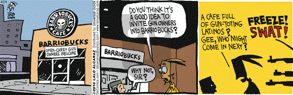 La Cucaracha on Saturday April 24, 2010 Comic Strip