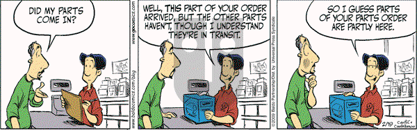 Baldo on Thursday February 19, 2009 Comic Strip