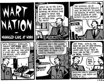 Ted Rall on Friday January 10, 1997 Comic Strip