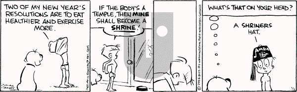 Red and Rover on Tuesday February 1, 2005 Comic Strip