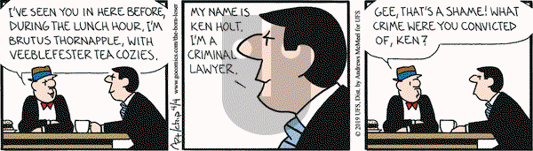 The Born Loser on Thursday April 4, 2019 Comic Strip