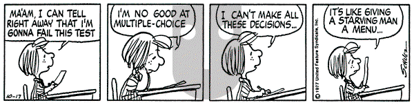 Peanuts on Monday October 17, 1977 Comic Strip