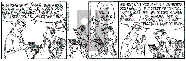 Monty on Saturday November 6, 2004 Comic Strip