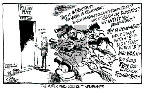 Pat Oliphant on Friday November 4, 1988 Comic Strip
