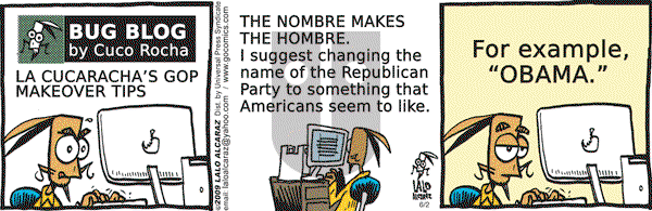 La Cucaracha on Tuesday June 2, 2009 Comic Strip