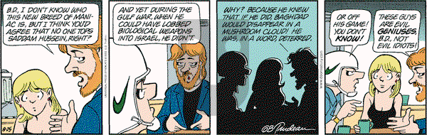 Doonesbury on Saturday August 25, 2001 Comic Strip