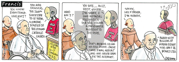 Francis on Monday May 13, 2024 Comic Strip