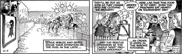 Alley Oop on Thursday October 5, 1972 Comic Strip