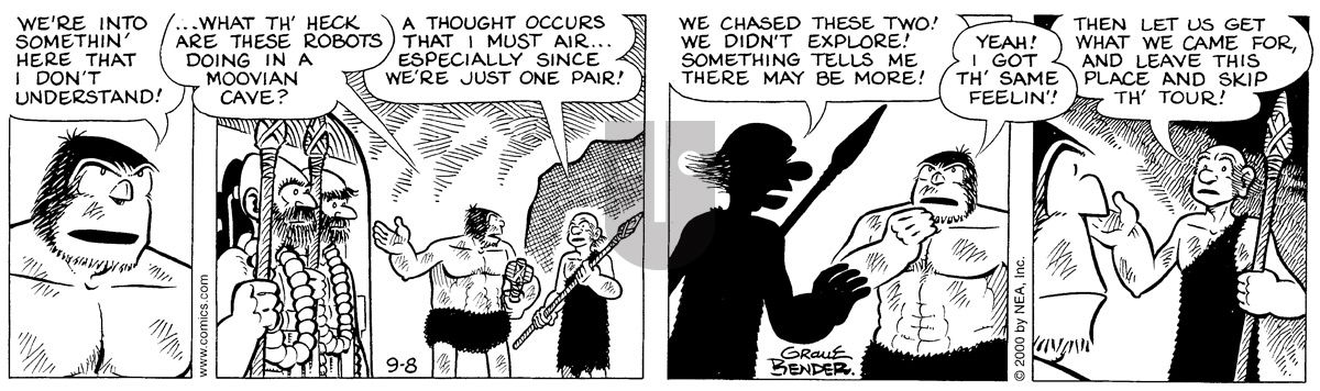 Alley Oop - Friday September 8, 2000 Comic Strip