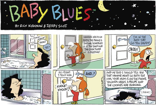 Baby Blues - Sunday January 21, 2001 Comic Strip