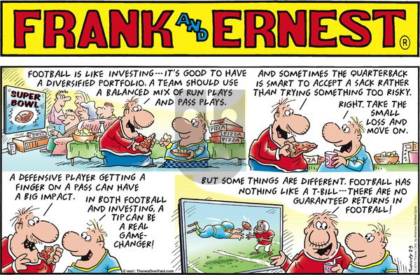 Frank and Ernest - Sunday February 3, 2019 Comic Strip