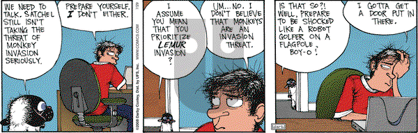 Get Fuzzy on Sunday November 16, 2008 Comic Strip