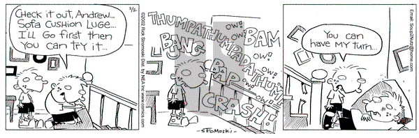 Soup to Nutz - Old on Monday March 11, 2002 Comic Strip