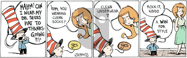 Wallace the Brave on Thursday November 24, 2016 Comic Strip