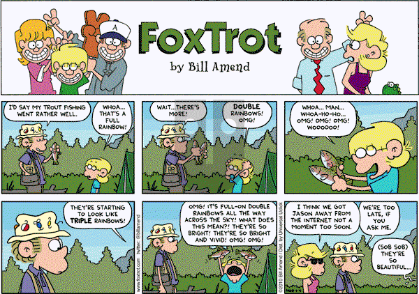 FoxTrot on Sunday August 15, 2010 Comic Strip