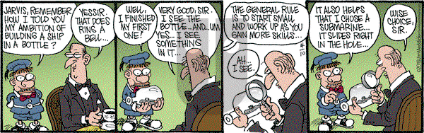 Monty on Wednesday April 10, 2019 Comic Strip