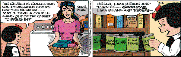 Nancy on Wednesday November 25, 2009 Comic Strip