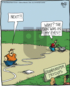 In the Bleachers on Wednesday July 20, 2011 Comic Strip