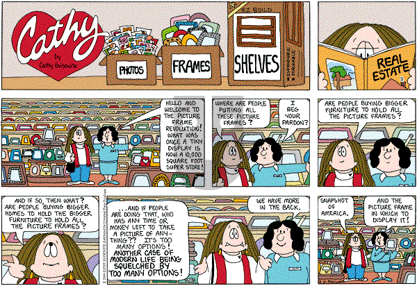 Cathy Classics - Sunday February 21, 1999 Comic Strip