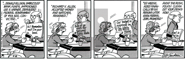 Doonesbury on Friday April 18, 1986 Comic Strip