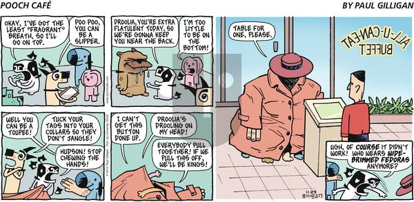 Pooch Cafe on Sunday November 29, 2015 Comic Strip