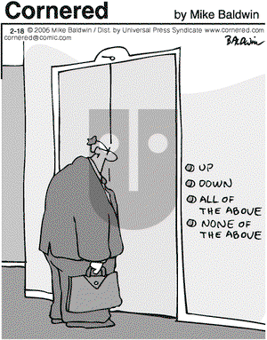 Cornered on Saturday February 18, 2006 Comic Strip