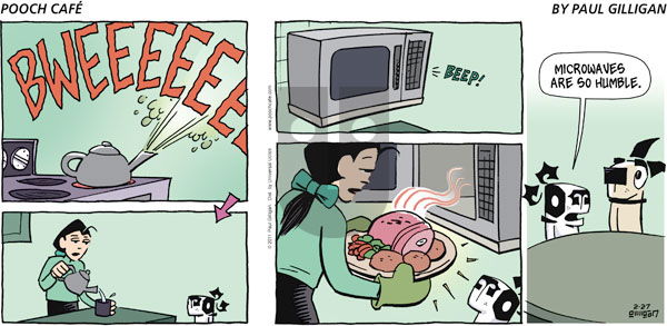 Pooch Cafe on Sunday February 27, 2011 Comic Strip