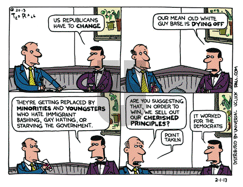 Ted Rall on Friday February 1, 2013 Comic Strip