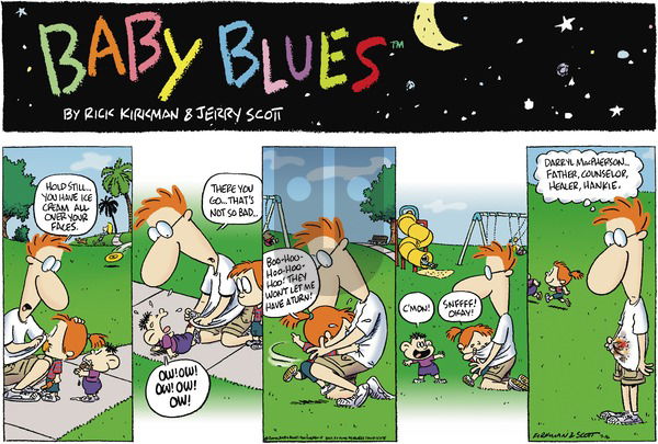 Baby Blues - Sunday July 16, 2000 Comic Strip