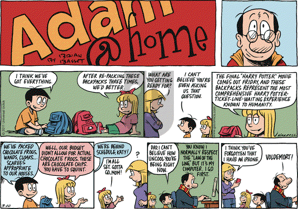 Adam@Home on Sunday July 10, 2011 Comic Strip