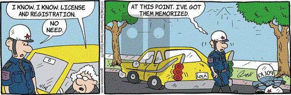 Lola on Monday April 18, 2016 Comic Strip