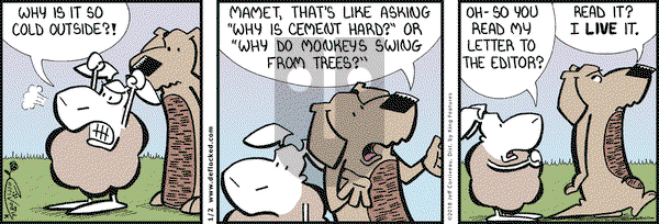 DeFlocked on Tuesday January 2, 2018 Comic Strip