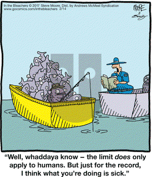 In the Bleachers on Tuesday February 14, 2017 Comic Strip