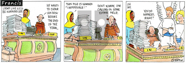 Francis - Monday December 27, 2021 Comic Strip