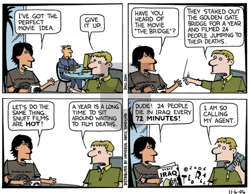 Ted Rall on Monday November 6, 2006 Comic Strip