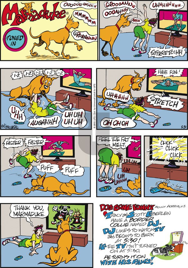 Marmaduke on Sunday May 31, 2015 Comic Strip