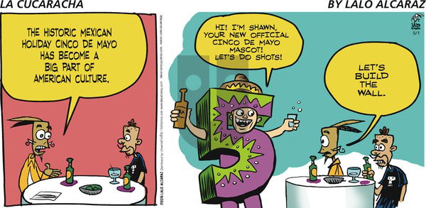La Cucaracha on Sunday May 1, 2016 Comic Strip