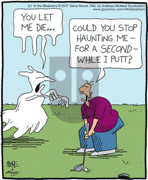 In the Bleachers on Tuesday March 7, 2017 Comic Strip