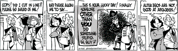 Rose is Rose on Friday September 6, 2002 Comic Strip